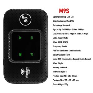 4G 5G WiFi 6 Mobile Hotspot Router Support 10 Users with SIM Card Slot Wireless Router Portable WiFi Hotspot for Home Travel