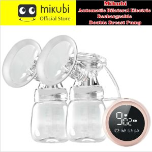 MIKUBI MZ608 Double Rechargeable Electric Breast Pump Automatic Bilateral LED