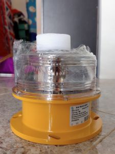 Jual Lampu Navigasi solar panel tjpe: GS-LS/H Visual range 5 Nautical mil