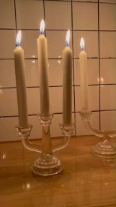 เชิงเทียน minimal 3 ขา เชิงเทียนแก้ว เชิงเทียนมินิมอล เชิงเทียนเจ้าหญิง ที่วางเทียน เชิงเทียน Candlestick