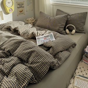 susan | Nordic Retro Style Bedding Set for Student Dorm Washed Cotton