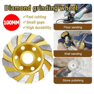 4 Inch Diamond Wheel 100mm Diamond Segment Grinding Wheel Grinder Cup for Universal Angle Grinder Concrete Stone Marble Granite 金刚石磨轮
