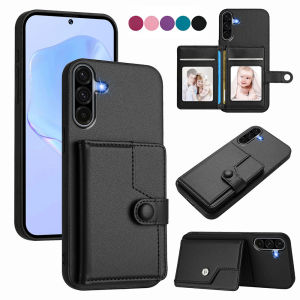 Compatible with for Samsung Galaxy A36 A56 A26 A16 A06 A35 A55 A25 Wallet Case with Credit Card Holder Premium Leather Magnetic Clasp Kickstand Shockproof Protective Phone Cover for Galaxy A36