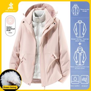 Mexican | Blue Down Jacket Windproof Outdoor Coat