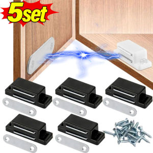 YESPERY 5Set Cabinet Magnet Latch Wardrobe Closet Close Holder Strong Magnetic Door Catches for Cabinet Cupboards Drawers