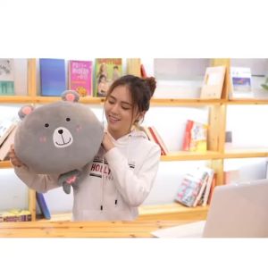 ของขวัญ หมอนตุ๊กตา หมอนผ้าห่ม ลายน่ารัก ราคาถูก มีผ้าห่มให้ในตัว เหมาะกับทุกเพศ พร้อมส่งในไทย