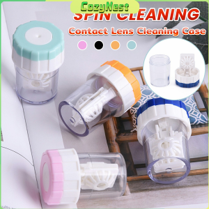 C.N. Contact Lens Manual Cleaner Portable Rotating Case Glasses Cleaning Box