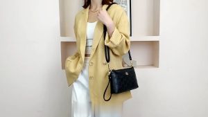 Túi xách nữ 2 trong 1 thời trang công sở cao cấp phong cách mới