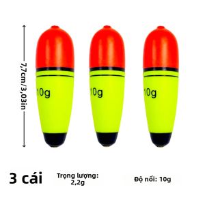 Phao Câu Cá Limnoid 3 Chiếc Bằng EVA Độ Nổi Cao Phát Quang Làm Từ Bọt Xốp Dùng Cho Câu Cá Biển Đá Bãi Biển Sức Nổi 10-60g