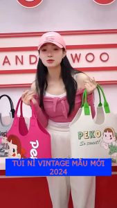 Túi nỉ Vintage mẫu mới 2024