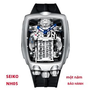 Đồng Hồ Thể Thao Quân Sự Sang Trọng Dành Cho Nam PINDU Design NH05 Đồng Hồ Cơ Tự Động Chống Nước Với Dây Da Và Mặt Kính Sapphire