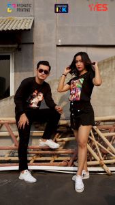 KaosYES Kaos Polos Anak Laki Cotton Combed 24s - T-Shirt Baju Anak Distro Lengan Pendek Hitam