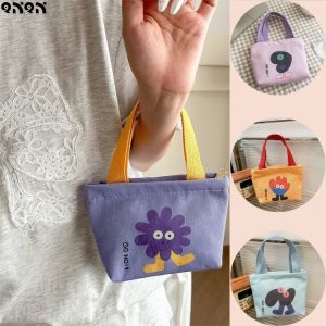 QNQN [ราคาขายส่ง] ใหม่พิมพ์ Canvas Tote ความจุขนาดใหญ่กระเป๋าเครื่องสำอางโลชั่นเก็บกระเป๋าแบบพกพากระเป๋าถือกระเป๋าโทรศัพท์มือถือกระเป๋าผ้าใบการ์ตูนน่ารักแบบสบาย ๆ กระเป๋าถือกระเป๋าถือกระเป๋าถือกระเป๋าถือ