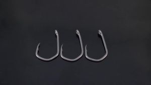 Hirisi X919 150Pcs PTFE Coated High Carbon Steel Eyed Carp Fishing Hooks Micro Barbed Design Terminal Angling Tackle Accessories
