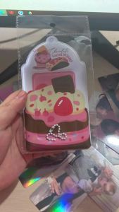 2pcs Cute Cartoon Cake Photocard Holder Polaroid Photo Storage Case Simple 3 Inch Kpop Idol Card Protector