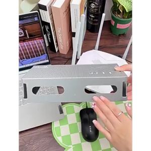 [HCM] Kệ đựng wifi treo tường Kệ wifi đặt modem đầu kỹ thuật số ổ cắm điện chất liệu nhựa ABS -Hesede