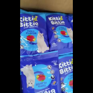 Makanan Kucing - Kittie Bittie Snack Tuna Flavor - 120g