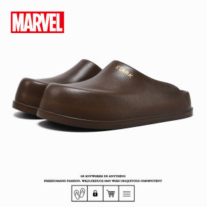 Marvel 2025 Autumn Open-Toe Slippers Mens Outdoor Anti-Slip Wear-Resistant Lazy Half Slippers Beach Couples Shoes EVA Material