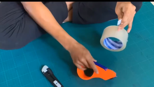 48MM Tape Dispenser Opp Tape Carton Sealed Cutter Packing Hand Held ABS Durable Material 胶纸车