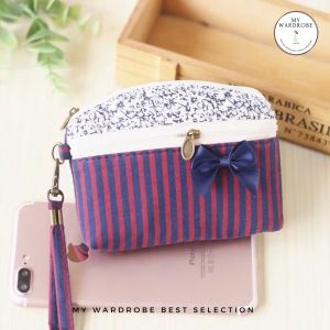 Dandelion Cotton Short Coin Purse | Dompet Syiling Wanita/ Perempuan Cotton Series Dandelion | 碎花女性短款棉布小钱袋
