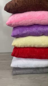 พร้อมส่ง เบาะนั่ง หมอนรองนั่ง เบาะรองนั่งทรงเหลี่ยม ทำจากผ้าขนนุ่ม พิงหลังได้ สีสวยหลากหลายสี ตกแต่งคาเฟ่ ตกแต่งห้องนอน ห้องนั่งเล่น