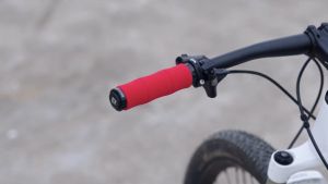 ROCKBROS Bamboo Joint Exture Handle Grips Lightweight Anti-slip EVA Sponge Bike Handlebar Shockproof Double Lock Bicycle Accessories