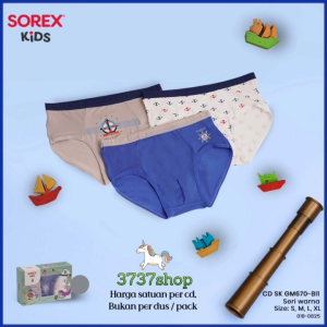 SOREX KIDS BOY CD SK GM 670 BI1 - CELANA DALAM ANAK LAKI LAKI