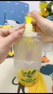 {10pcs} Portable sub-packaging bag dispensing bag 100ml shampoo cosmetic storage container便携分装袋