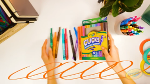 🌟💯% AUTHENTIC🌟 Crayola Clicks Retractable Markers 10 ct - Safe & Non-Toxic Markers