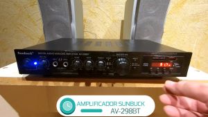 PENGIRIMAN CEPAT Sunbuck Audio Bluetooth 5.0 Amplifier 5 Ch Remote 2000W AV 298BT / amplifier bluetooth power 2000 w sunbuck karaoke rumahan super bass lengkap / ampli karaoke lengkap murah bluetooth full bass rumah rumahan