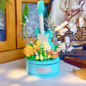 WL-CREATIVE |Carousel Ferris Wheel Music Box Girls Building Blocks Toy