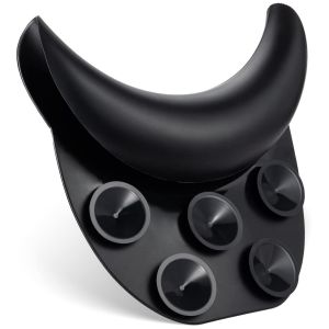 Soft Silicone Shampoo Bowl Neck Rest Non-slip Shampoo Bowl Neck Pillow Salon Sink Neck Cushion with Suction Cups Washing Basin