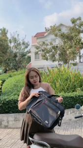 Cặp học sinh đa năng đeo chéo balo 17 inch chất Dù Xốp Thái viền mô hình cao cấp H1r4 {Sale sốc}