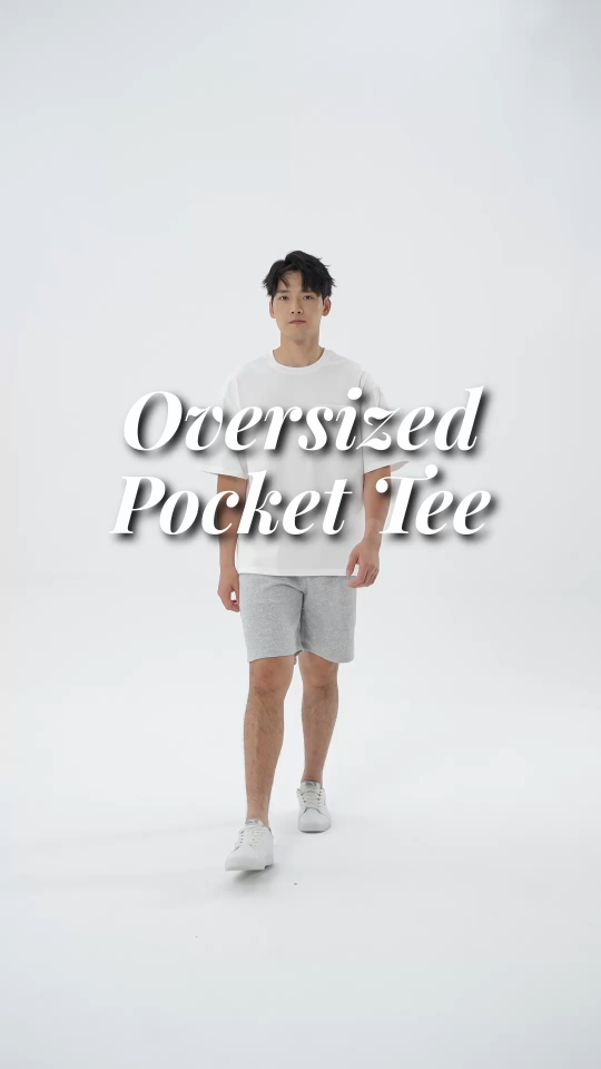 HFA Mens Pocket Oversized T-shirt 270GSM