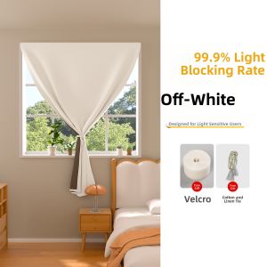 SHULIAN | Light Blocking Insulated UV Protection Luxury Heavy Duty Curtains for Home and Balcony