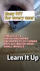 [ Ready Stock ]Original DIBEA WIRELESS VACUUM BRUSH HEAD SMALL WHEEL FRONT WHEEL