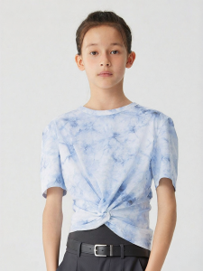 JOLLY BEAN | Tie-Dye Knot Design Childrens Short Sleeve T-Shirt