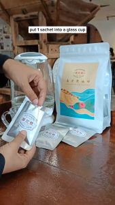 Chop Guan Kee Traditional Pure Coffee (NO SUGAR ADDED) 11g x 15sachet 100% Pure Coffee Sachet