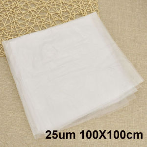 100x100cm Water Soluble PVA FilmDissoluble Embroidery Backing Fabric for Machine SewingPesticide Packaging Craft Supplies