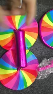 Lollipop Inspired Headwear Candy Rainbow Headband Festival Carnival Purim Accessories Halloween Cosplay Costumes