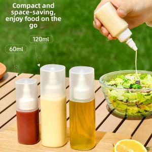 Portable Food Grade Squeeze Bottle for Sauces and Honey