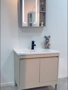 Bathroom Wall Mounted Mirror Cabinet Storage Shelves Shelf with Door Cupboard Bathroom Furniture