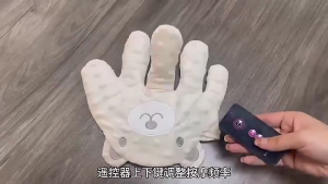 Baby Sleeping Palm Baby Startle Prevention Glove With Remote Control Baby Soothing Palm Soft Electric Velvet婴儿拍睡安抚手掌宝宝哄睡手掌