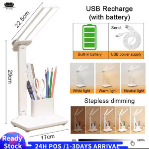【Malaysia Ready Stock】Led Table Lamps USB Charging Reading Eye Protection Desk Lamp Learning Home Touch Dimming Lighting Lampu Meja Lampu Belajar