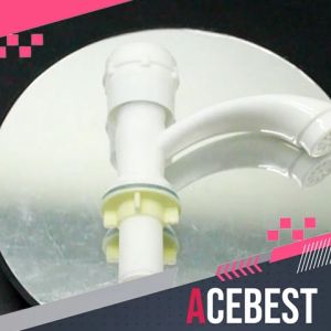 ACEBEST Kran Wastafel Kran Air Kran Cuci Tangan Kran Wastafel Kamar Mandi SLT-04