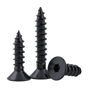 BAIRUITE | Black Stainless Steel Hex Socket Self-Tapping Screws