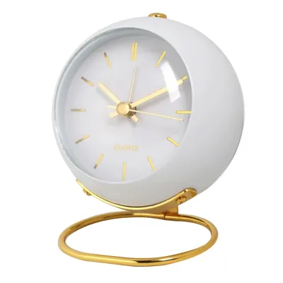 Nordic Creative Electronic Desk Clock Minimalist Childrens Alarm Clock New Desktop Bedside Student Silent Luminous Pointer