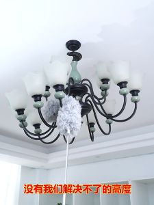 Kemoceng Panjang Tarik Bulu Microfiber Teleskopik 280cm Sapu Pembersih Debu Rumah Bisa di Tekuk