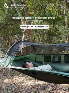 MUYECHAOGE | Durable Lightweight Anti-roll Double Hammock for Camping with Mosquito Net