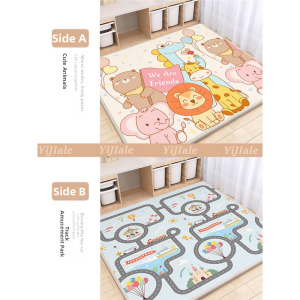 MONLEYTA | Thick No Formaldehyde Safe Foldable Interlocking Baby Crawling Mat